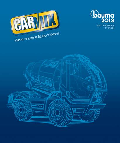 На выставке BAUMA компания Metalgalante s.p.a. представит прототип нового Carmix 3.5